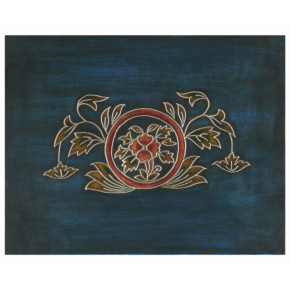 Butler Specialty Vibrant Traditional Hand Painted Rectangular Accent Chest Chests/Cabinets Butler Specialty