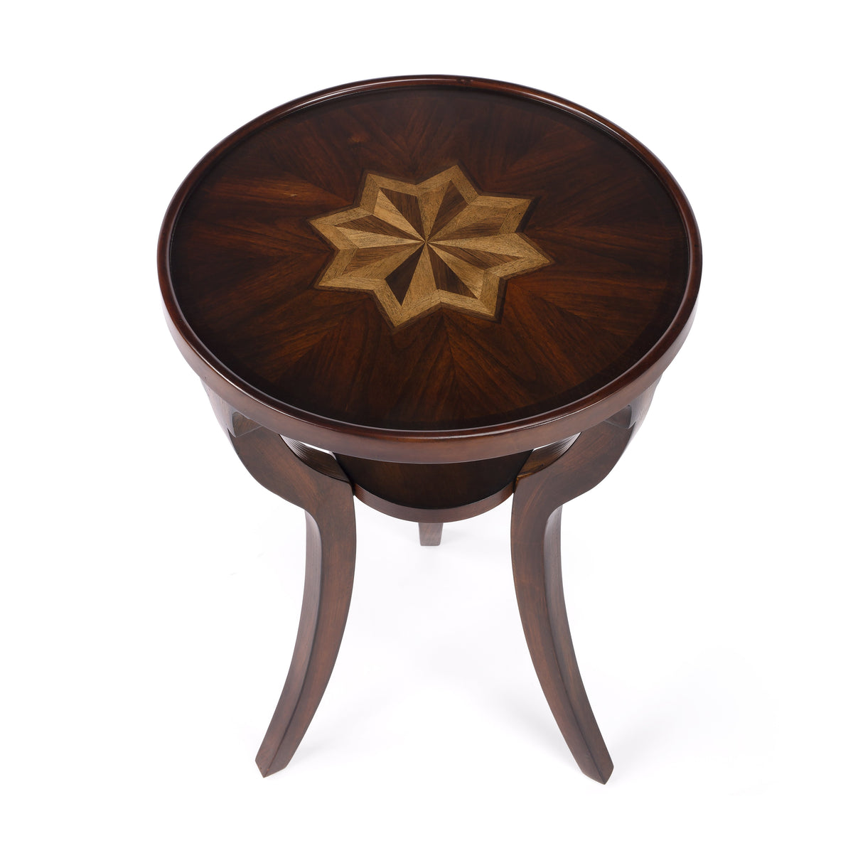 Butler Specialty Traditional Cherry Round Accent Table Accent Tables Butler Specialty