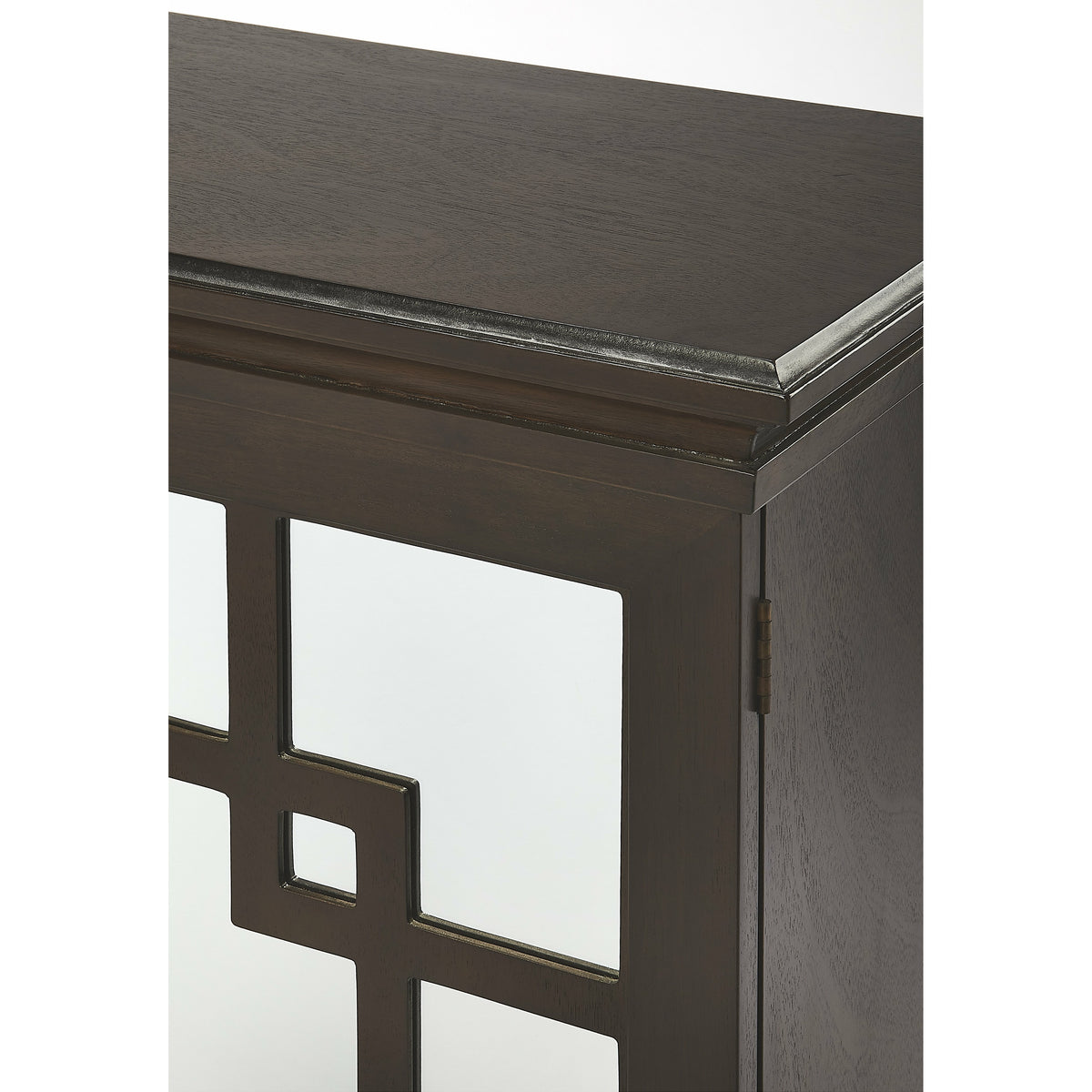 Butler Specialty Geometric Contemporary Pattern Transitional Rectangular Coffee Dark Brown Chest Chests/Cabinets Butler Specialty