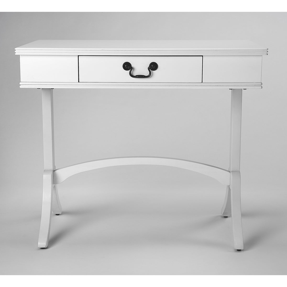 Butler Specialty Transitional Rectangular White Writing Desk Desks &amp; Secretaries Butler Specialty