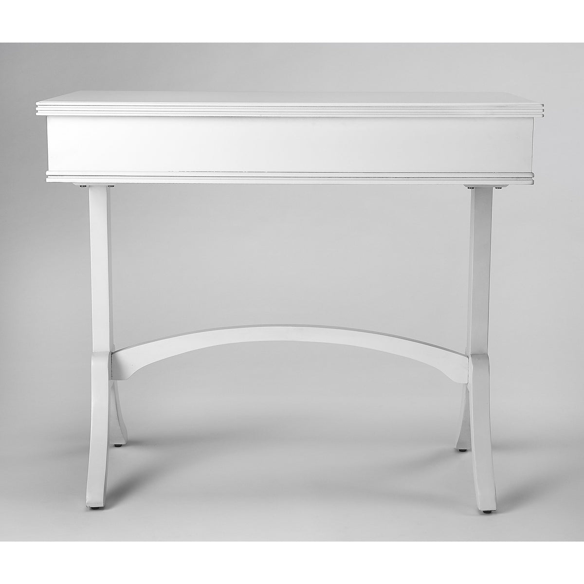 Butler Specialty Transitional Rectangular White Writing Desk Desks &amp; Secretaries Butler Specialty