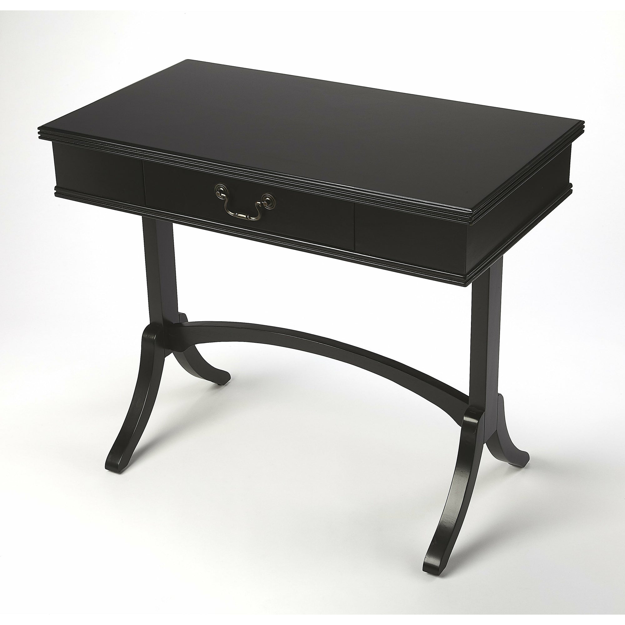 Butler Specialty Transitional Rectangular Black Writing Desk Desks & Secretaries Butler Specialty