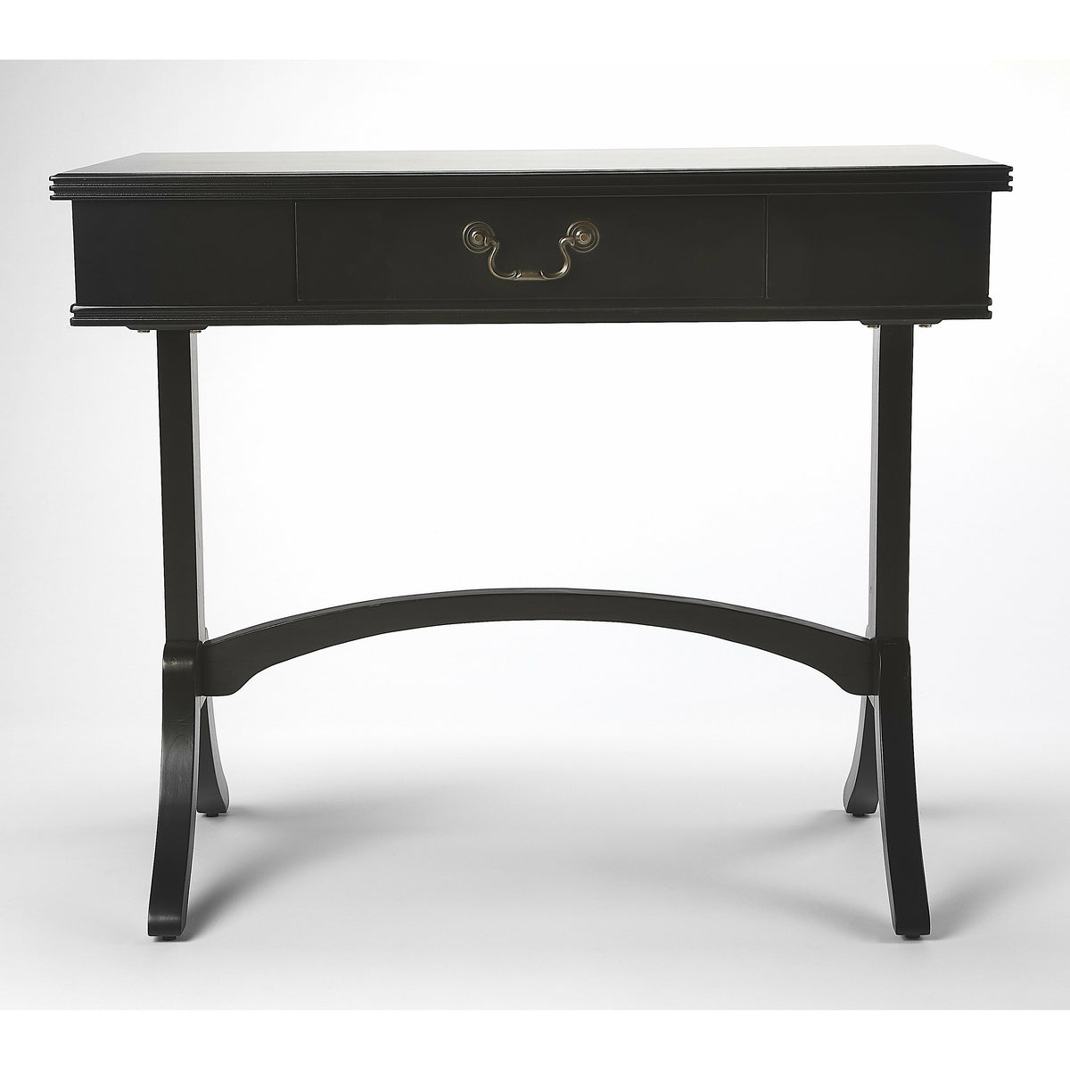 Butler Specialty Transitional Rectangular Black Writing Desk Desks &amp; Secretaries Butler Specialty