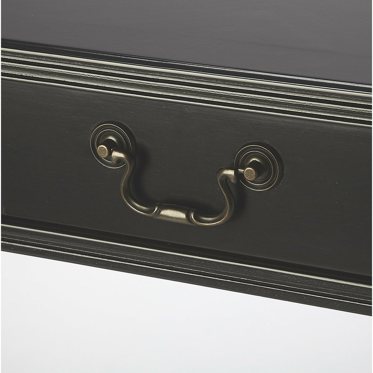 Butler Specialty Transitional Rectangular Black Writing Desk Desks &amp; Secretaries Butler Specialty