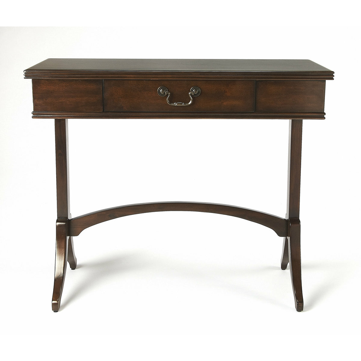 Butler Specialty Transitional Rectangular Coffee Dark Brown Writing Desk Desks &amp; Secretaries Butler Specialty