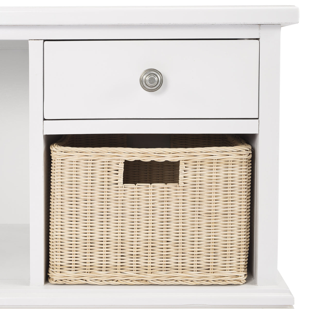 Butler Specialty Practical Transitional Rectangular White Bench With Storage Benches Butler Specialty