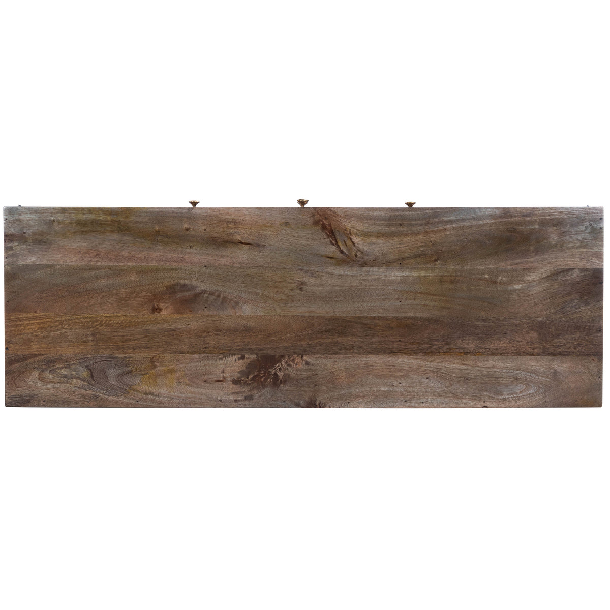 Butler Specialty Minimalist Modern Rectangular Medium Brown Wood Brass Metal Inlay Entertainment Console Entertainment Centers Butler Specialty