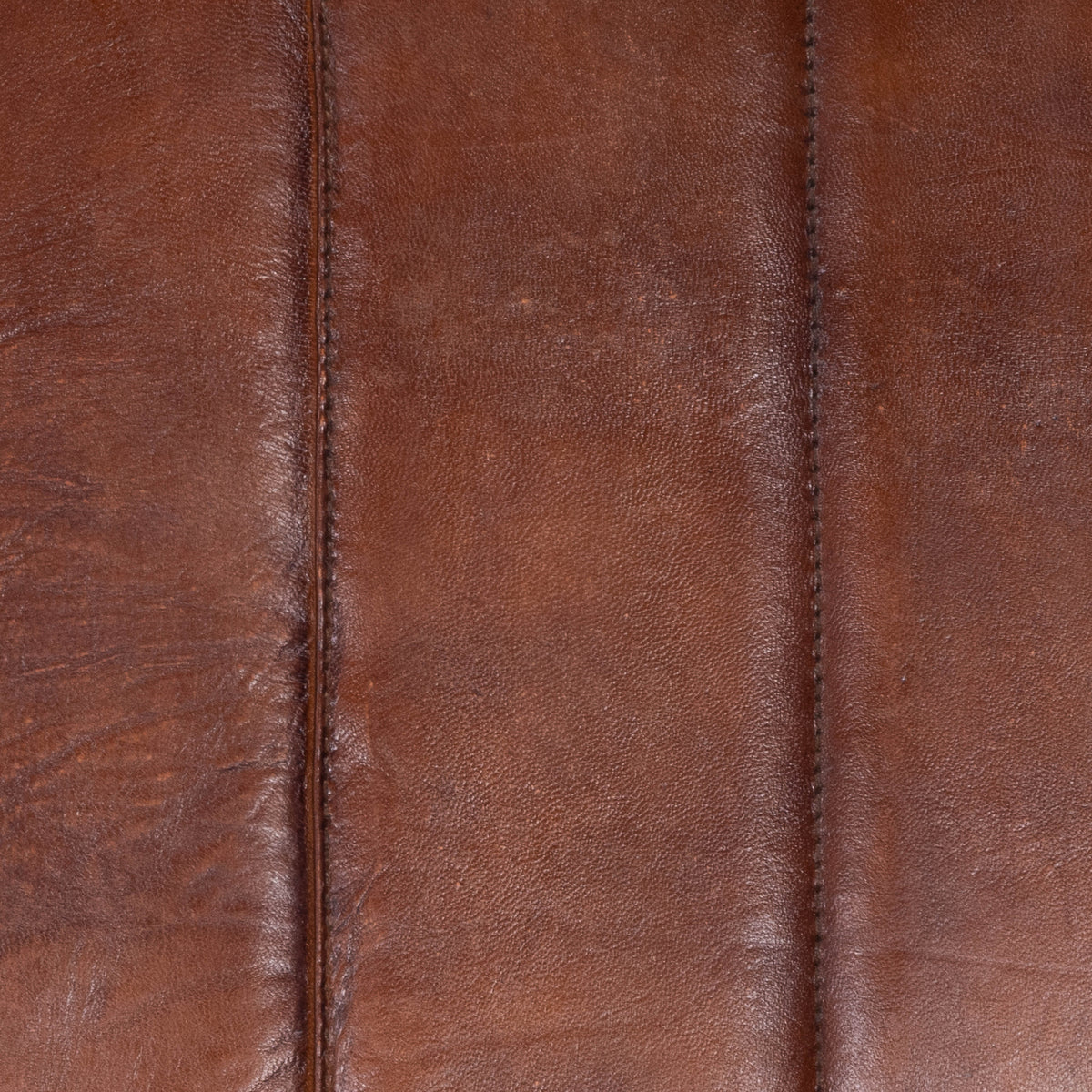 Butler Specialty Vintage Style Modern Rectangular Medium Brown Leather Metal Bench Benches Butler Specialty