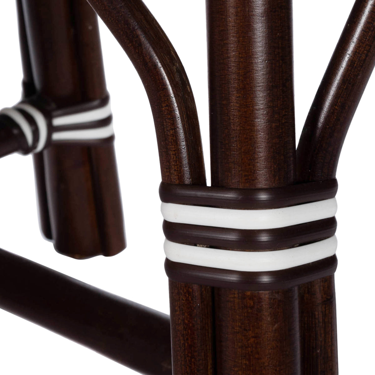 Butler Specialty Coastal Style Rectangular Dark Brown Rattan Bench Benches Butler Specialty