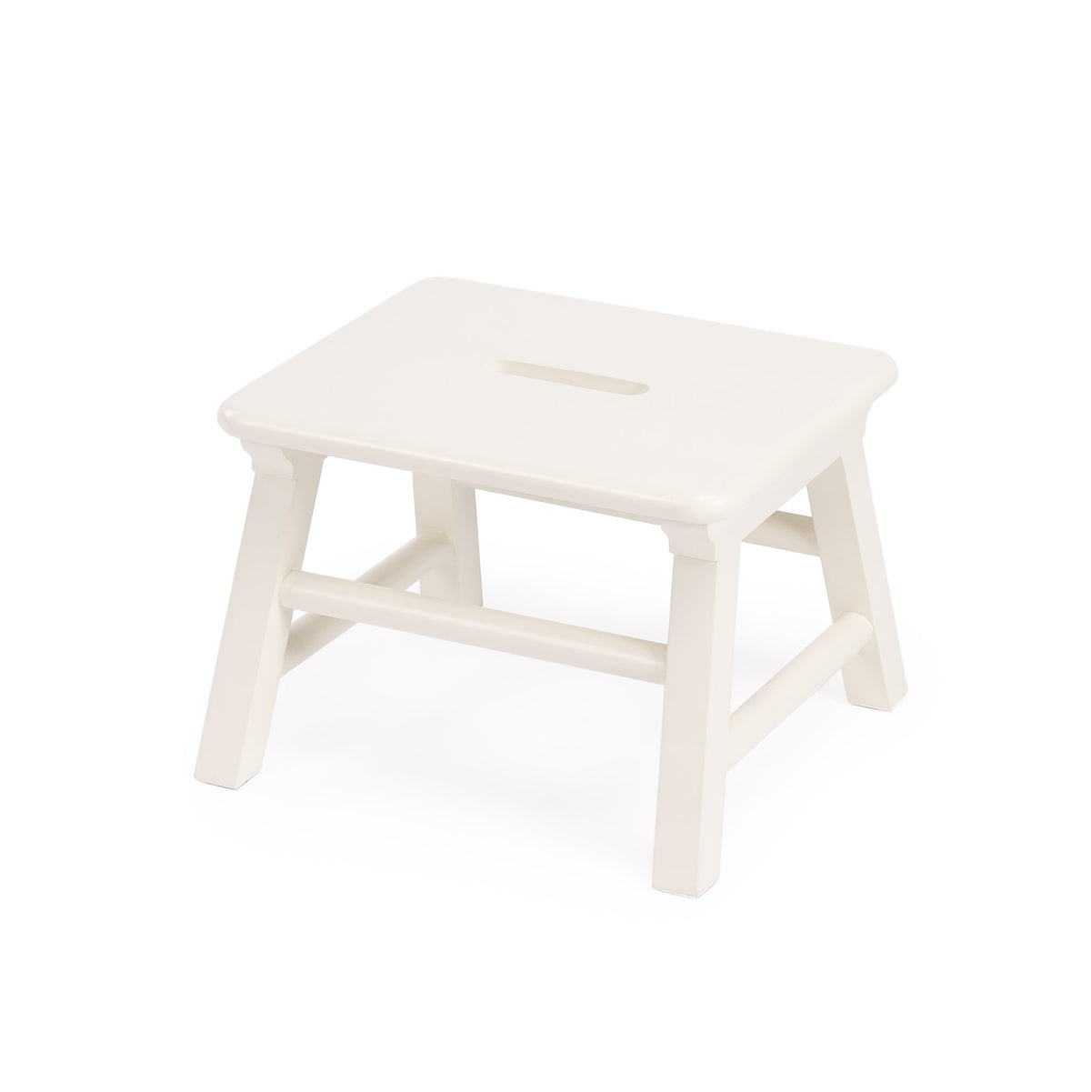 Butler Specialty Traditional Rectangular White Step Stool Step Stool Butler Specialty