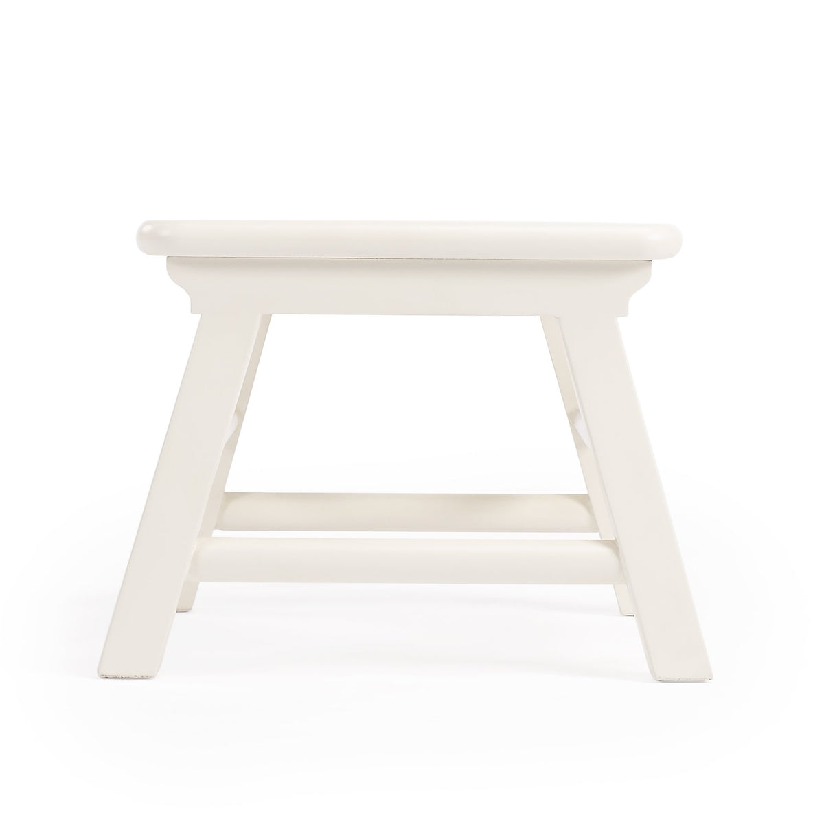 Butler Specialty Traditional Rectangular White Step Stool Step Stool Butler Specialty